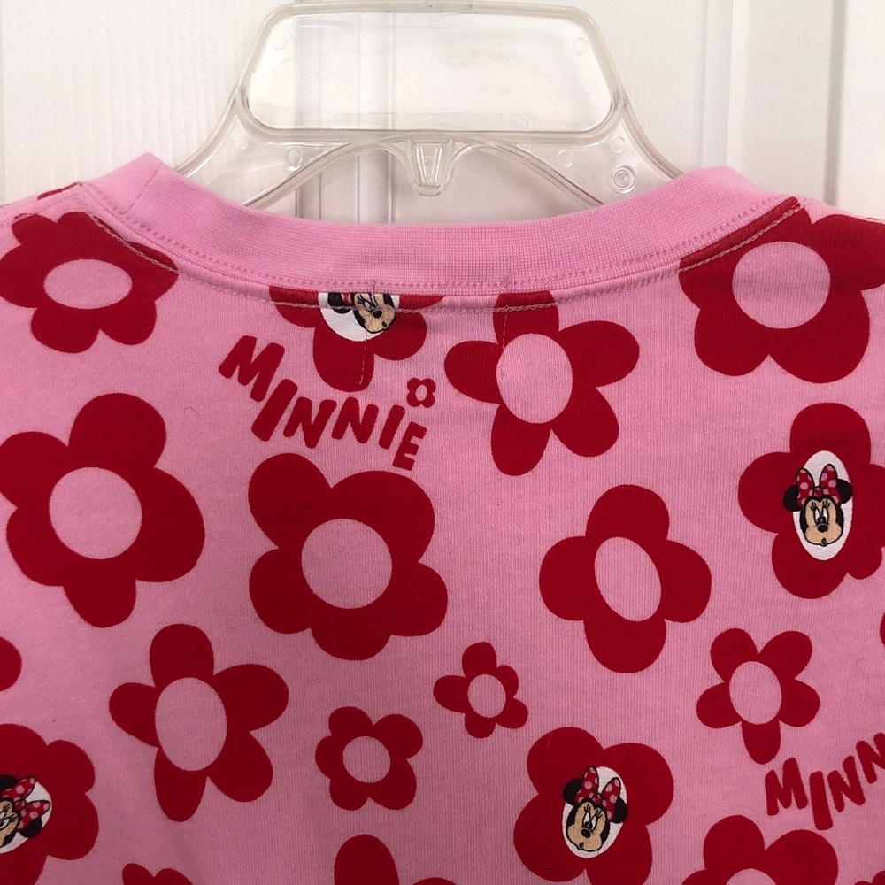 Disney Pink and Red Minnie Mouse Sweatshirt - Picture 10 of 11